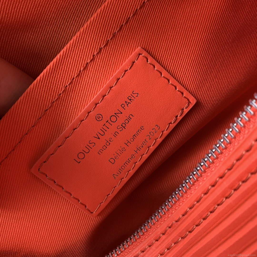 LV M23092 Louis Vuitton Soft Polochon Cross-body Bag Red