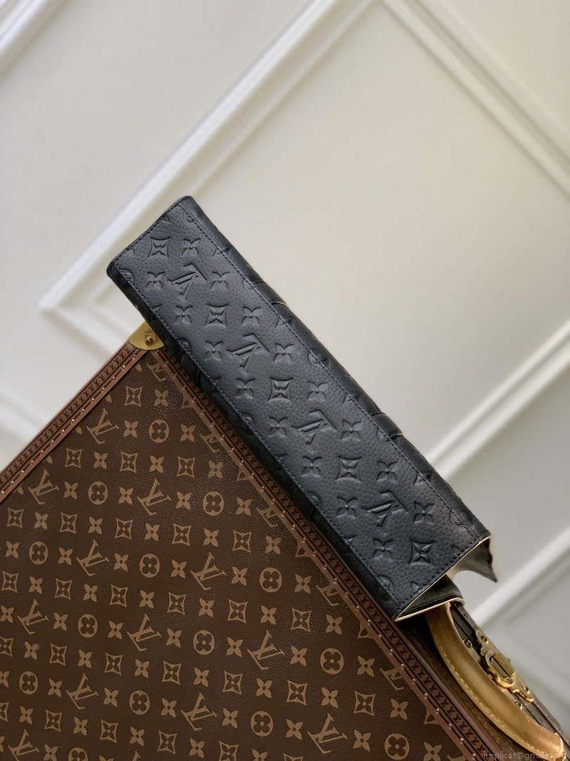 LV M21866 Louis Vuitton Sac Plat NV Bag Black