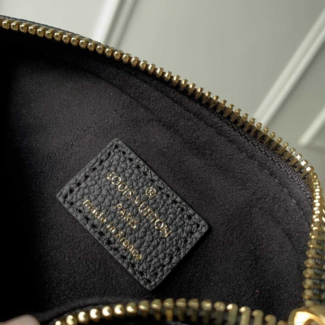 LV M82450 Louis Vuitton Nano Speedy Bag Black