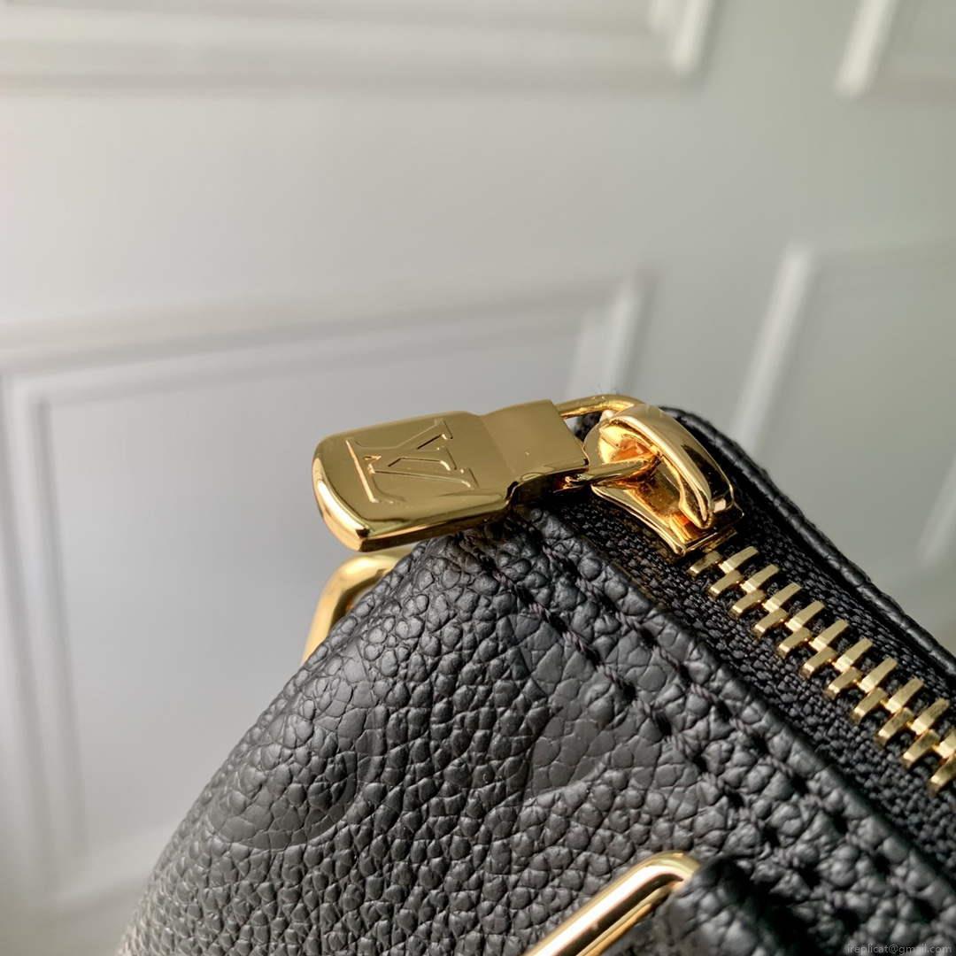 LV M82450 Louis Vuitton Nano Speedy Bag Black