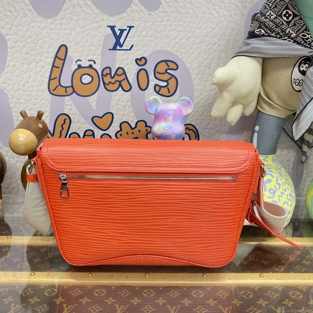 LV M23097 Louis Vuitton Montsouris Messenger Bag Orange