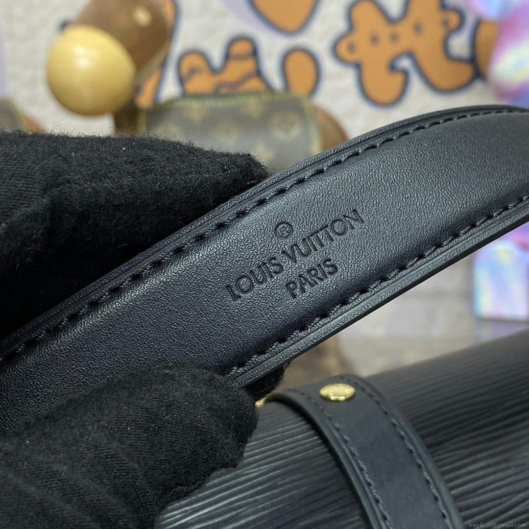 LV M23469 Louis Vuitton Saumur BB Saddle Bag Black