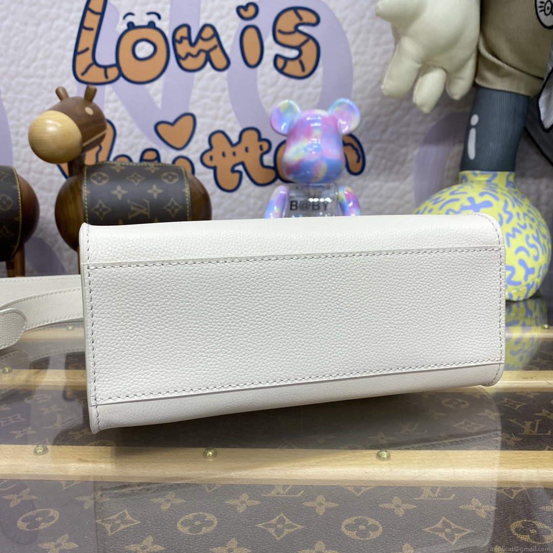 LV M23637 Louis Vuitton Lock & Go Handbag Quartz