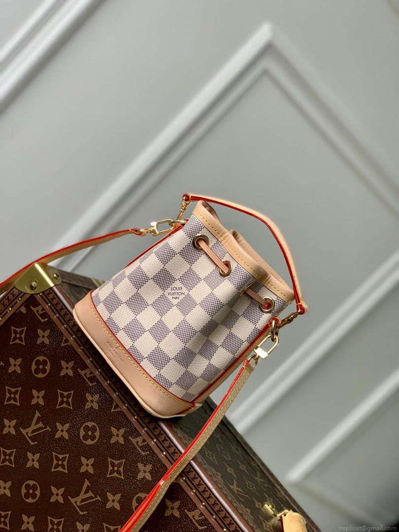 LV N40511 Louis Vuitton Nano Noé Bag Dragon Fruit Pink