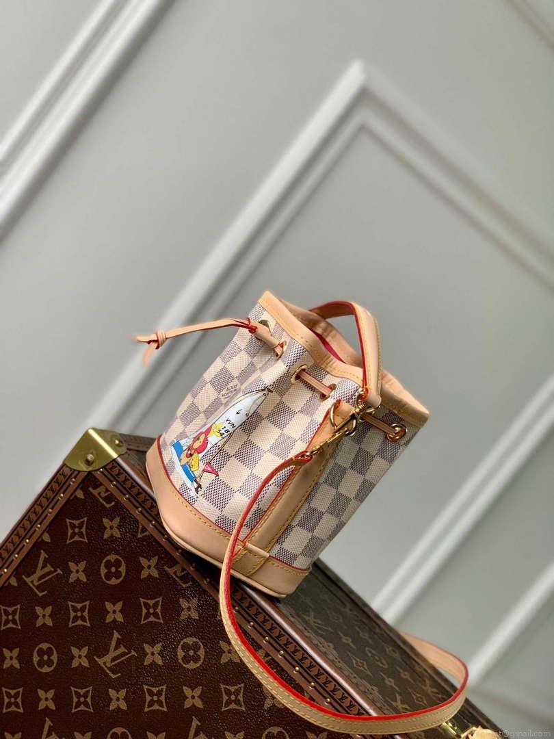 LV N40511 Louis Vuitton Nano Noé Bag Dragon Fruit Pink