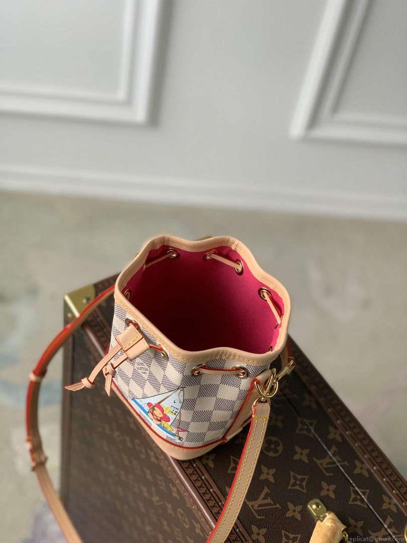 LV N40511 Louis Vuitton Nano Noé Bag Dragon Fruit Pink