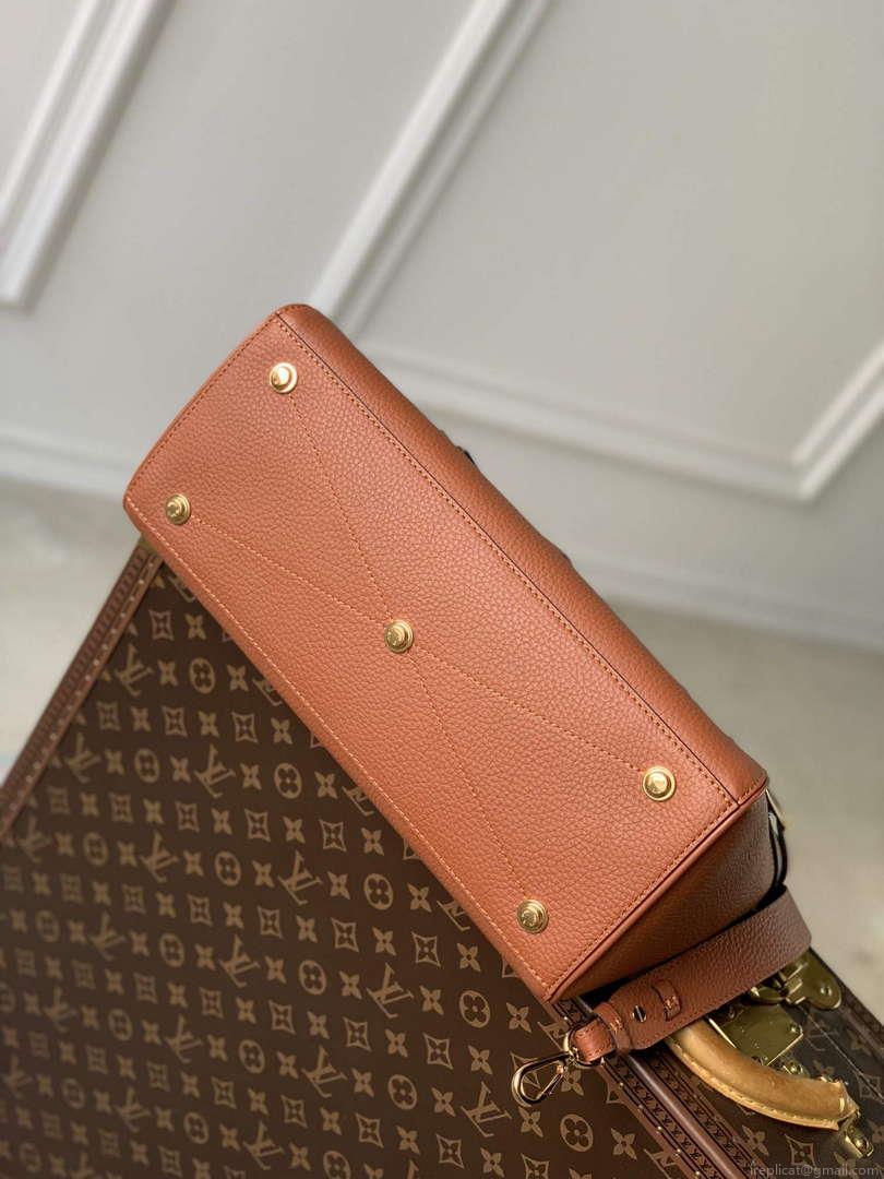 LV M22925 Louis Vuitton Lock It MM Bag Gold