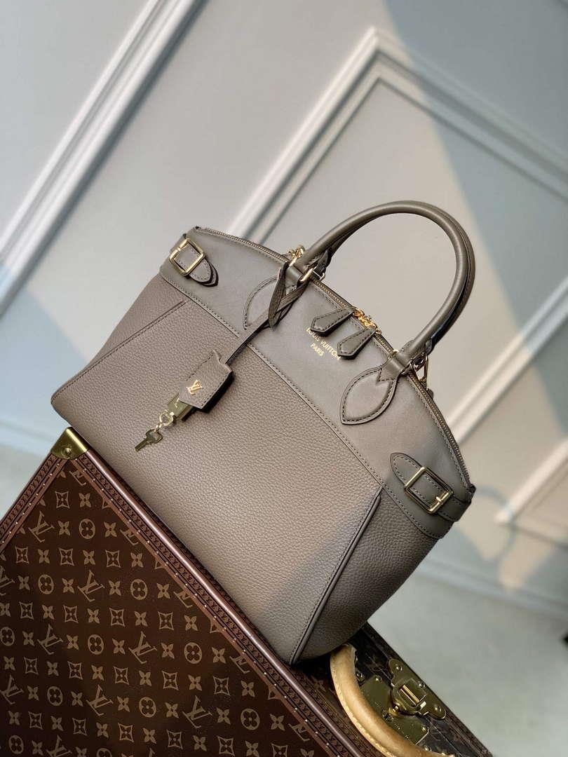 LV M22927 Louis Vuitton Lock It MM Bag Earth