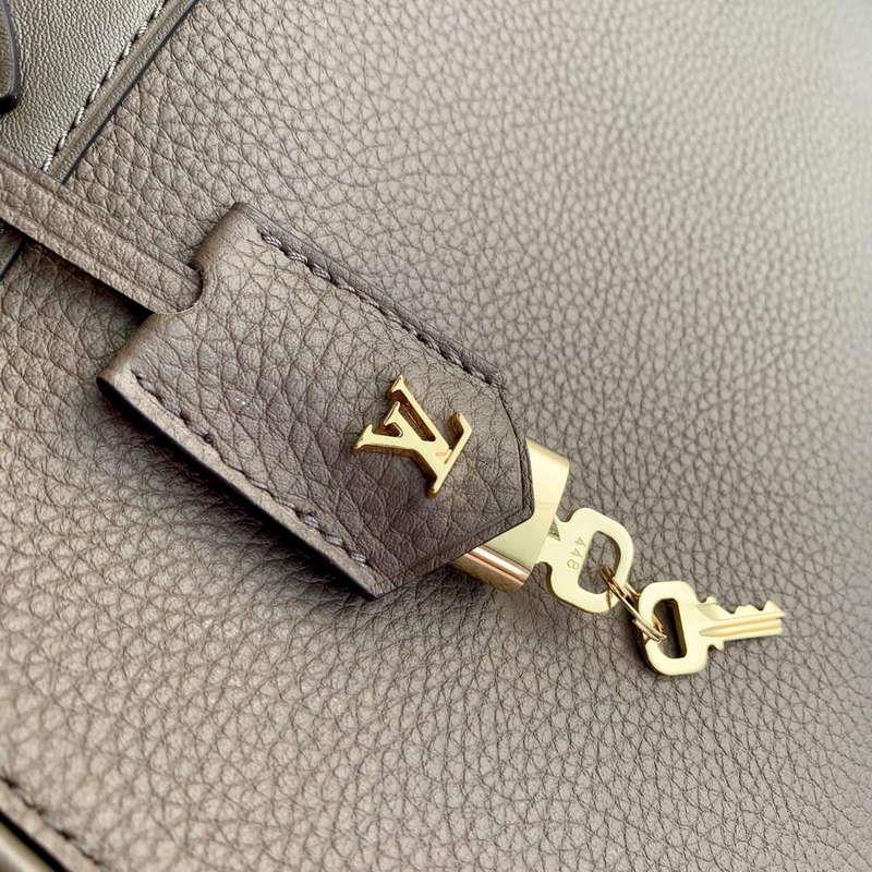 LV M22927 Louis Vuitton Lock It MM Bag Earth