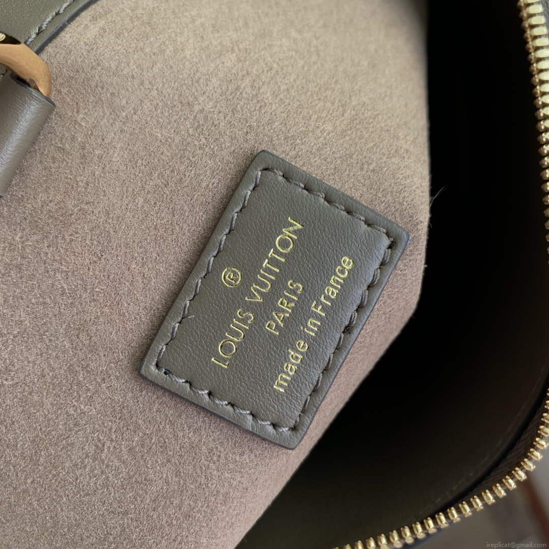 LV M22927 Louis Vuitton Lock It MM Bag Earth