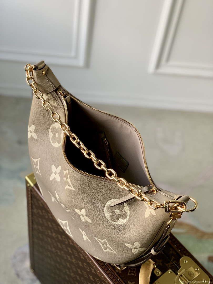 Louis Vuitton LV M46738 Loop Hobo Bag Bicolor Monogram