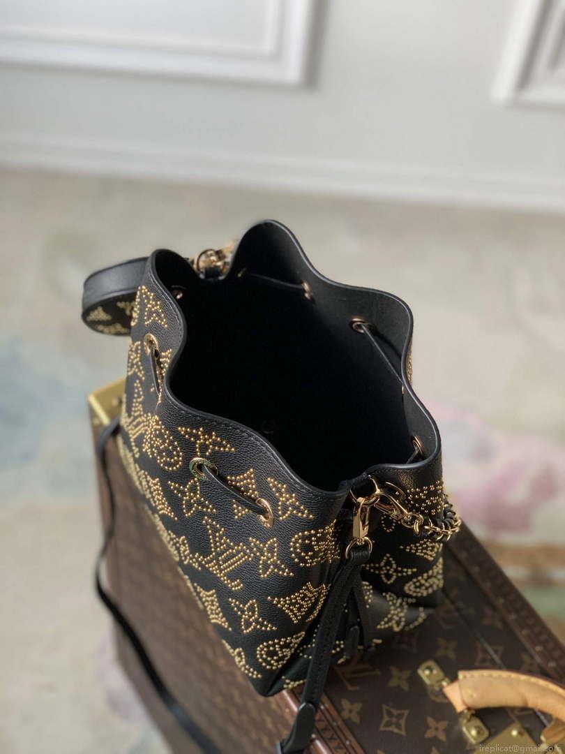 LV M23392 Louis Vuitton Bella Bucket Bag Black