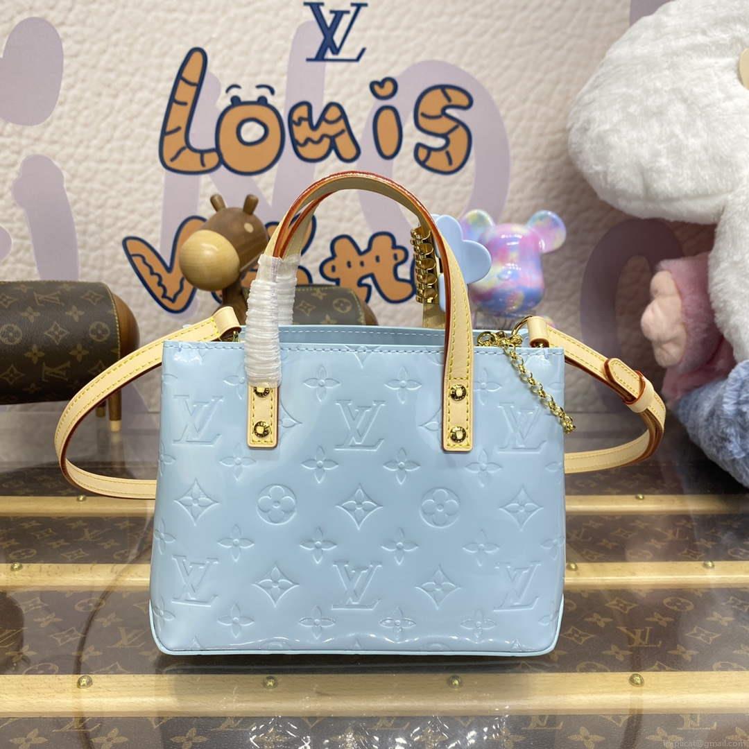 LV M24144 Louis Vuitton Reade PM Bag Sky Blue