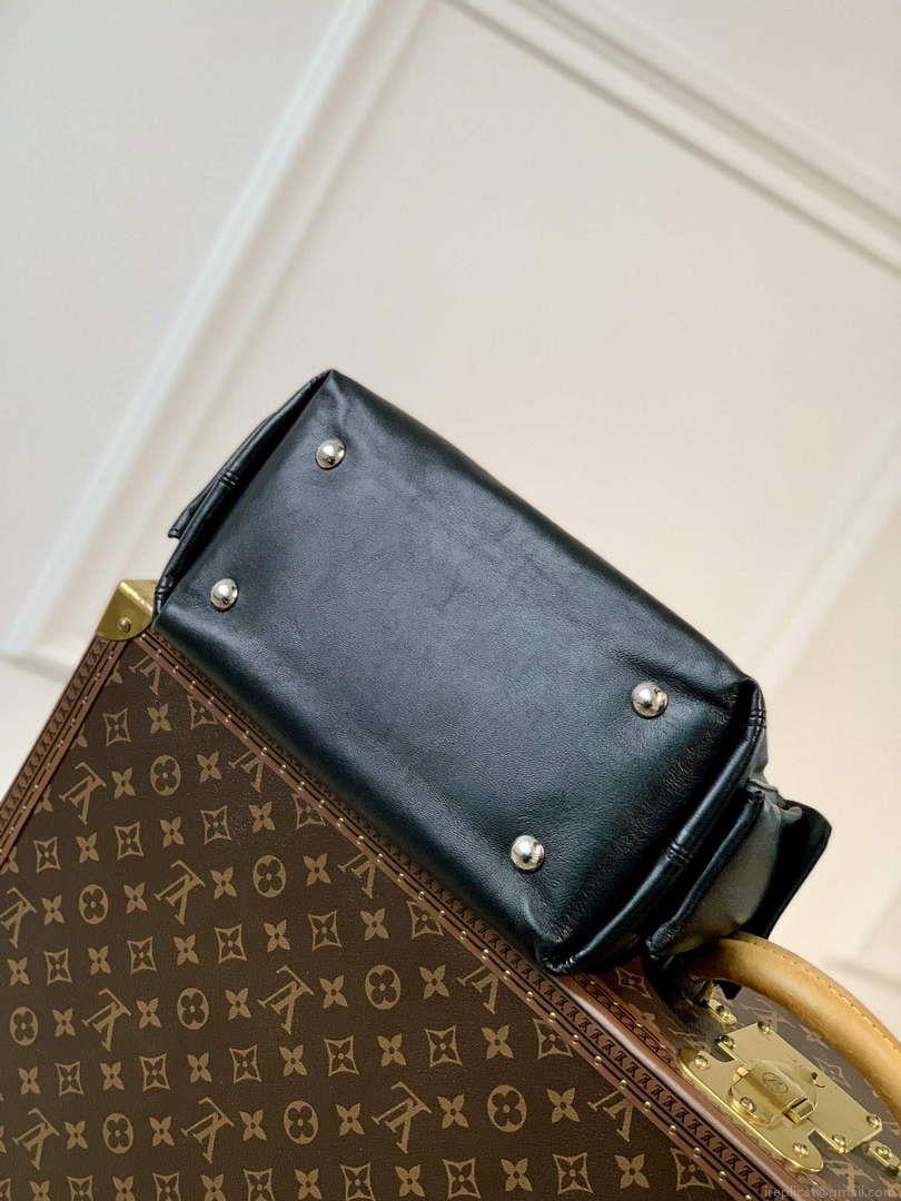 LV M24861 Louis Vuitton CarryAll Cargo PM Handbag Black