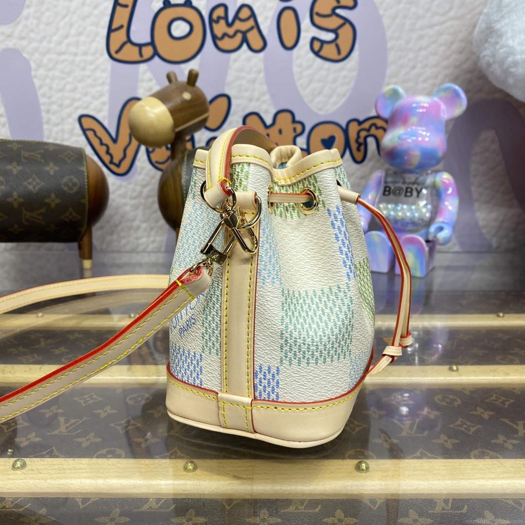 LV N40640 Louis Vuitton Nano Noé Bag Pistachio Green