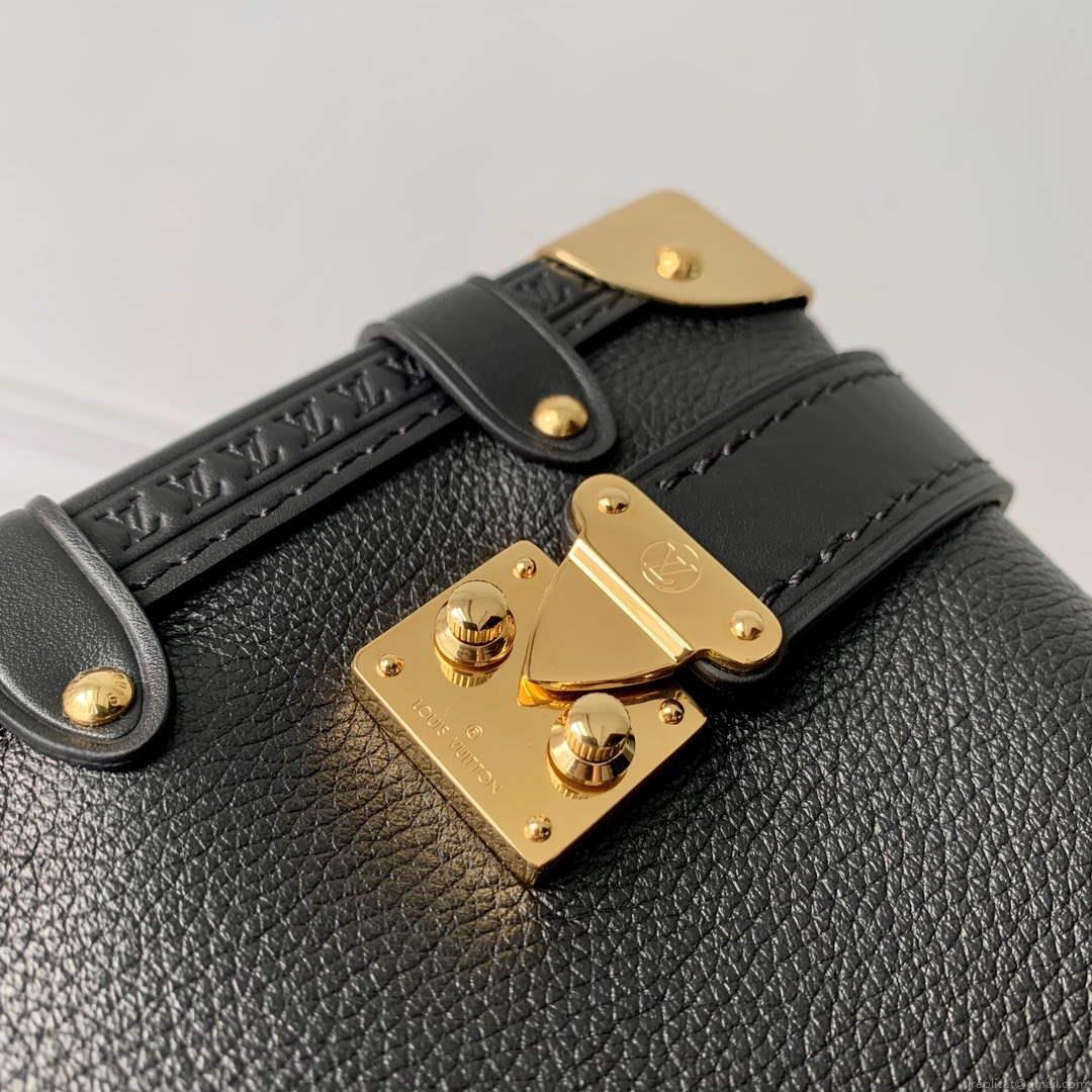 LV M23817 Louis Vuitton Side Trunk PM Bag Black