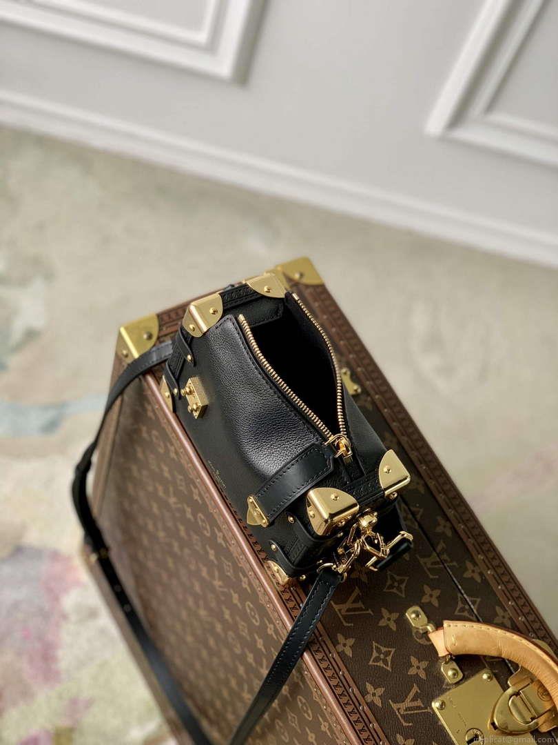 LV M23817 Louis Vuitton Side Trunk PM Bag Black