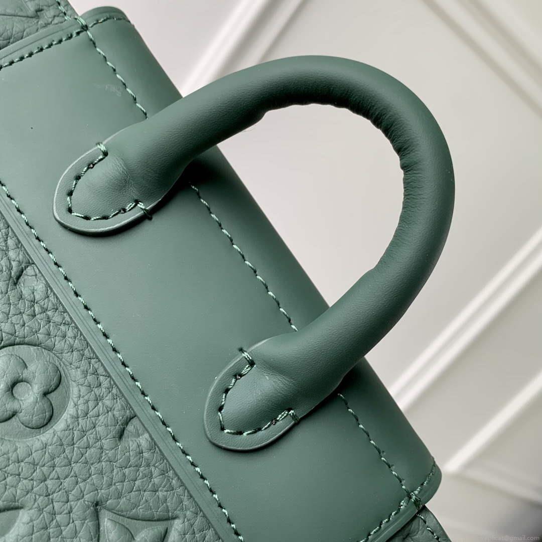 LV M83052 Louis Vuitton Nano Steamer Bag Forest Green
