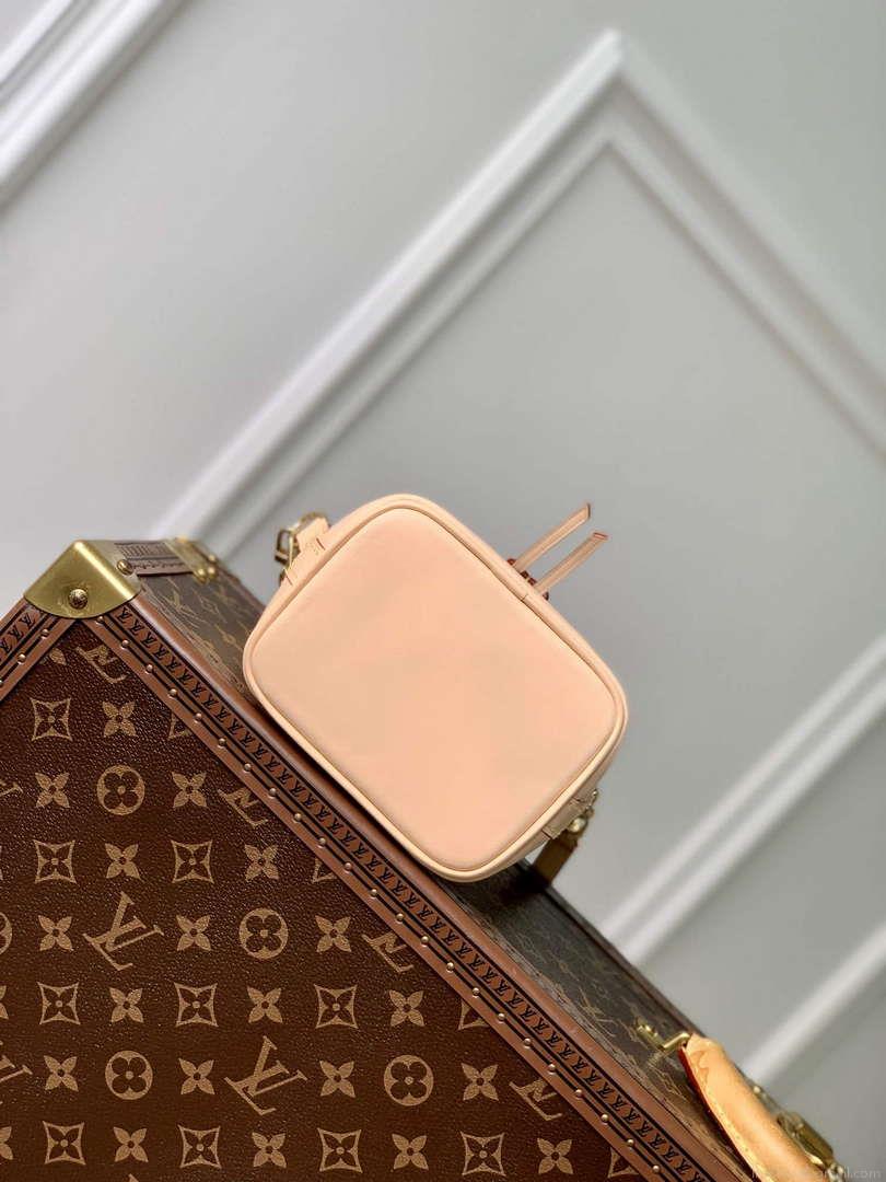 LV M83453 Louis Vuitton Nano Noé Bag Multicolor White