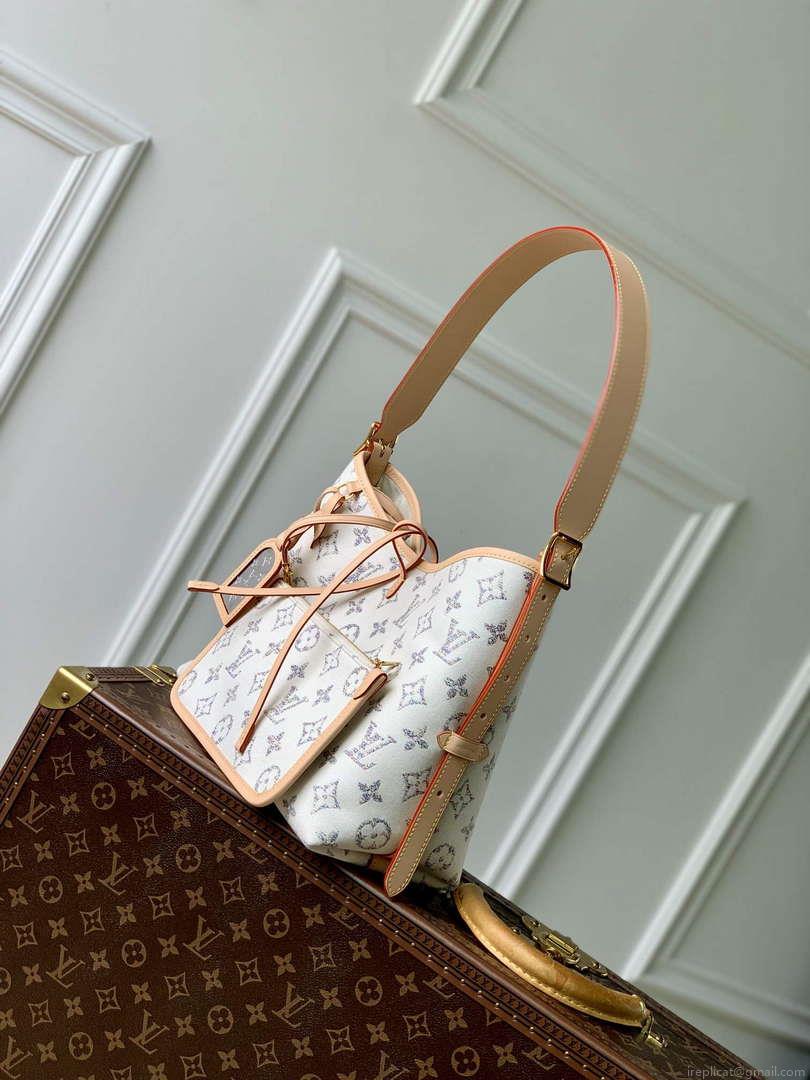LV M24707 Louis Vuitton CarryAll PM Bag Multicolor White