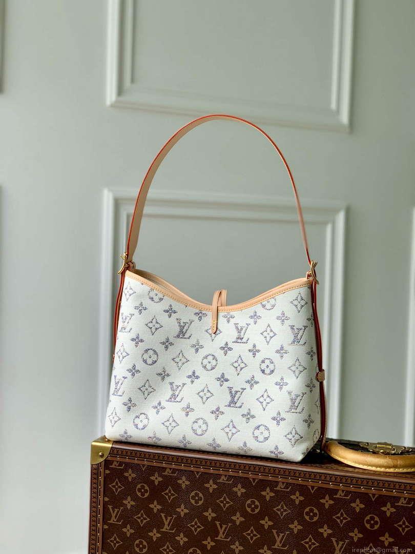 LV M24707 Louis Vuitton CarryAll PM Bag Multicolor White