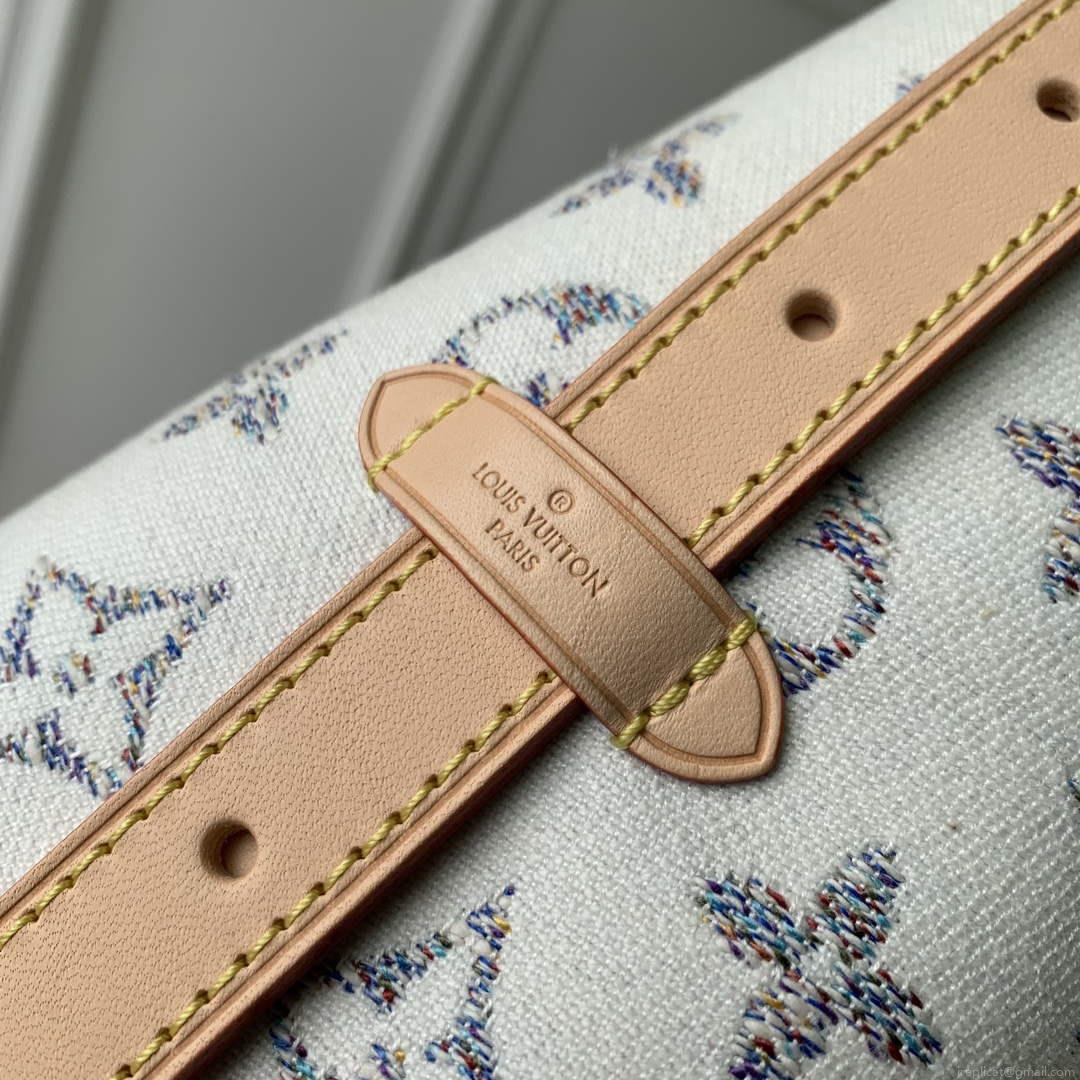 LV M24707 Louis Vuitton CarryAll PM Bag Multicolor White