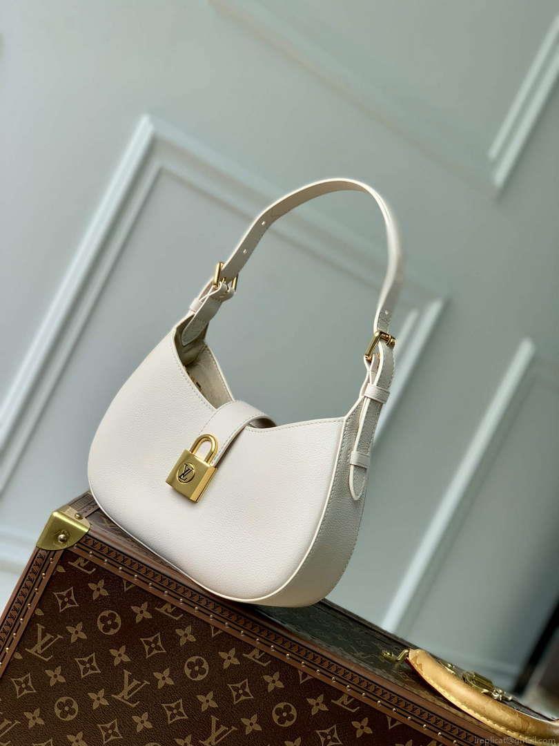 LV M24990 Louis Vuitton Low Key Shoulder Bag Limestone Gray