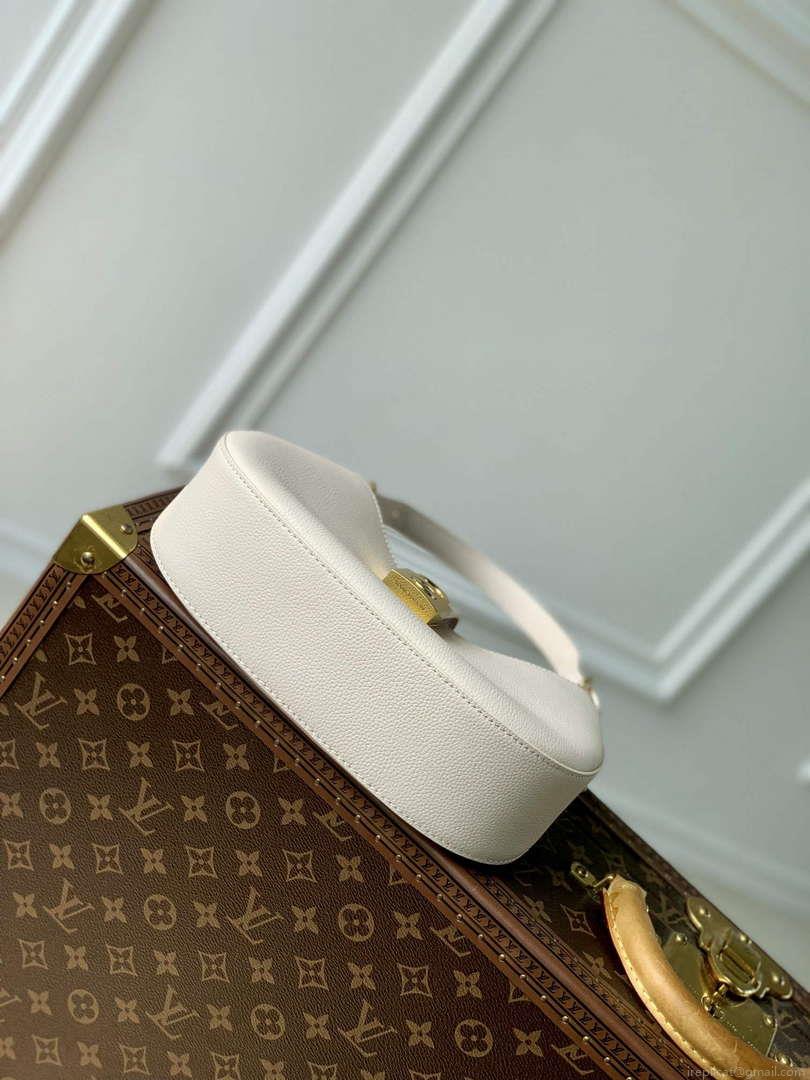 LV M24990 Louis Vuitton Low Key Shoulder Bag Limestone Gray
