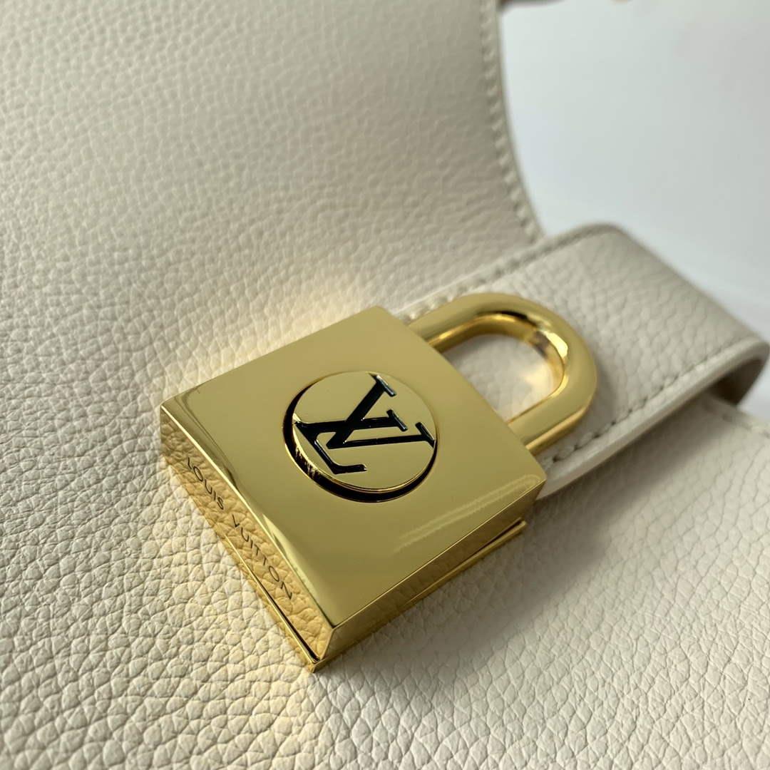 LV M24990 Louis Vuitton Low Key Shoulder Bag Limestone Gray