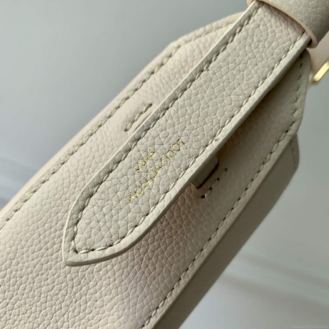 LV M24990 Louis Vuitton Low Key Shoulder Bag Limestone Gray
