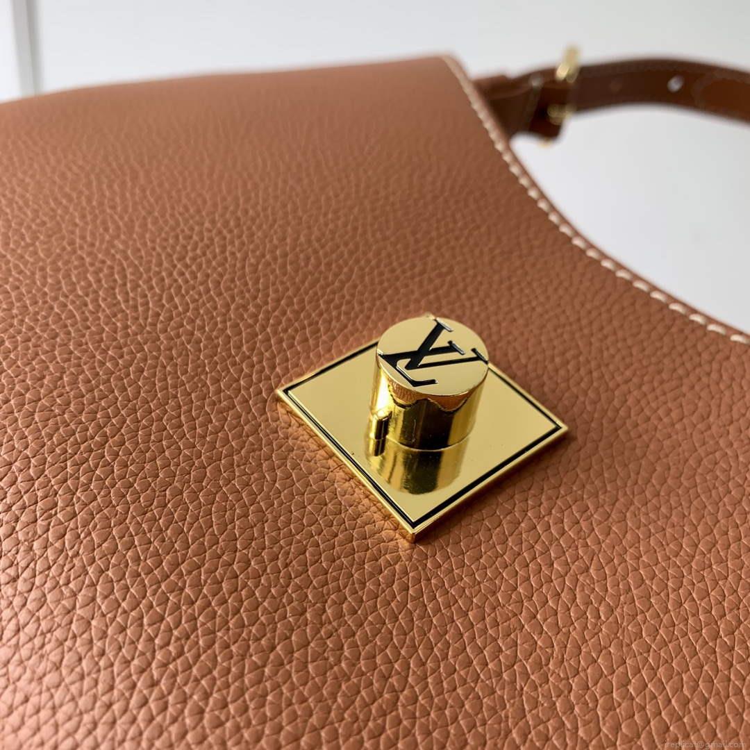 LV M24885 Louis Vuitton Low Key Shoulder Bag Cognac Brown