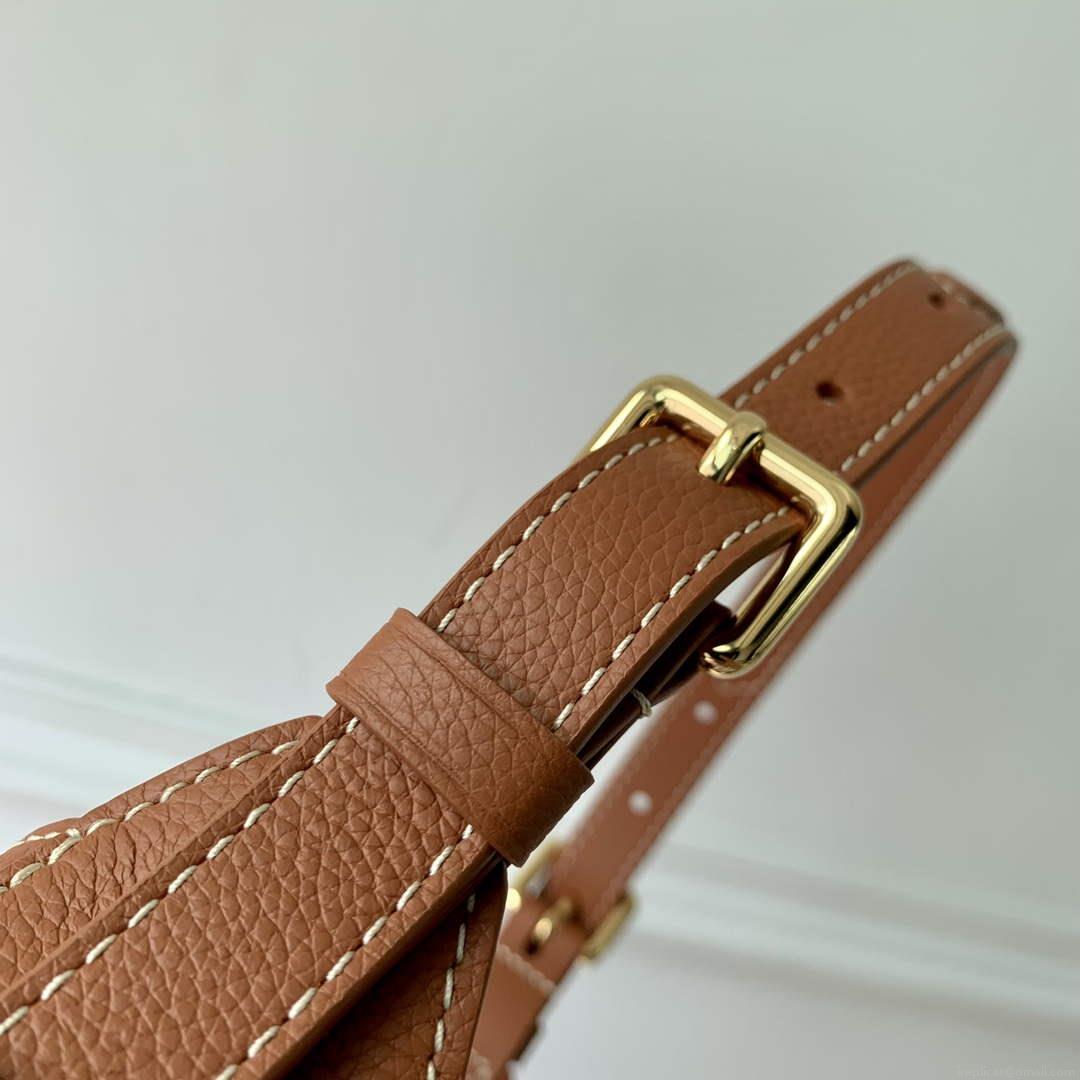LV M24885 Louis Vuitton Low Key Shoulder Bag Cognac Brown