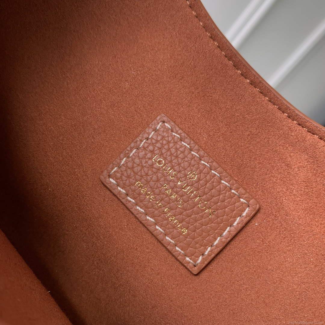 LV M24885 Louis Vuitton Low Key Shoulder Bag Cognac Brown