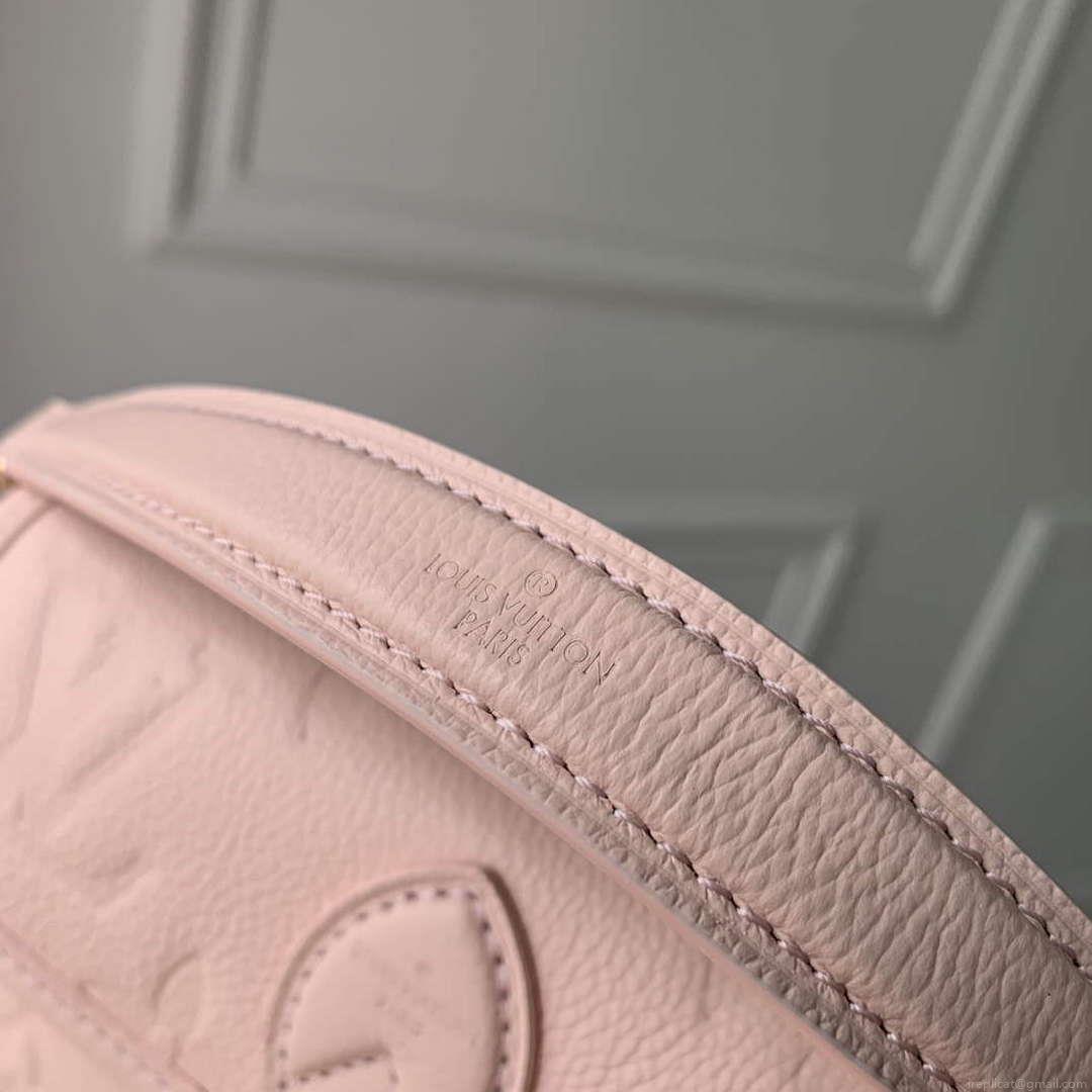 LV M83566 Louis Vuitton Nano Diane Bag Monogram Empreinte leather Opale Pink