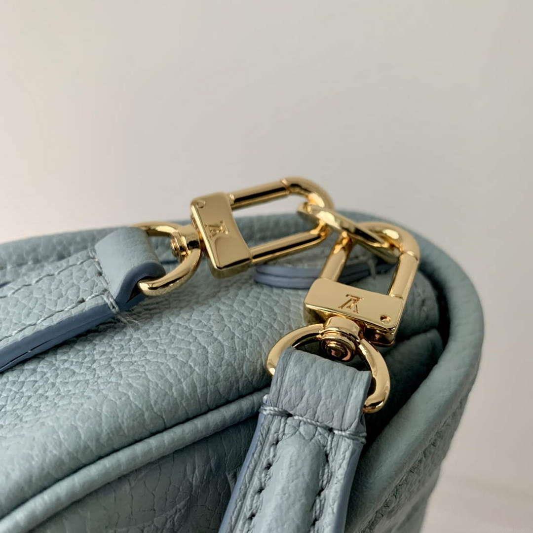 LV M83592 Louis Vuitton Nano Diane Bag Monogram Empreinte leather Olympe Blue