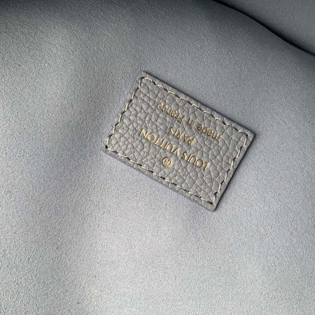 LV M83592 Louis Vuitton Nano Diane Bag Monogram Empreinte leather Olympe Blue