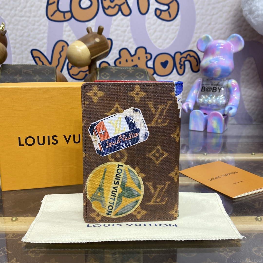 LV M83519 Louis Vuitton Passport Cover Monogram Canvas