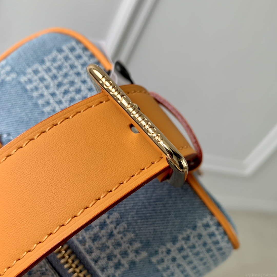 LV N40753 Louis Vuitton Locker Dopp Kit Bag Blue