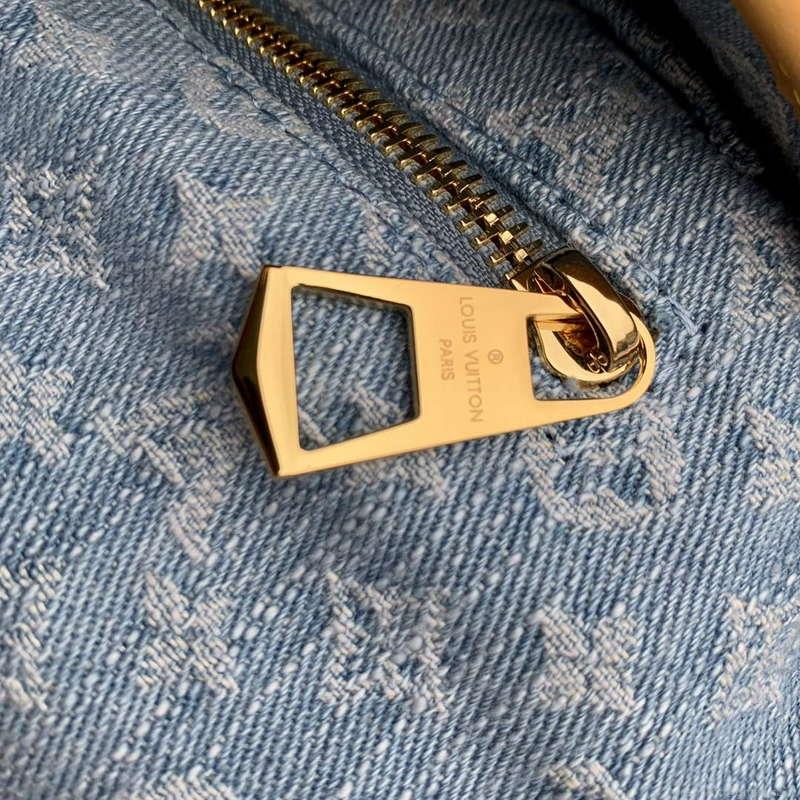LV M11462 Louis Vuitton CarryAll PM Bag Sky Blue Denim