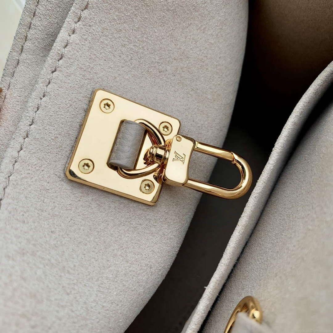 LV M23637 Louis Vuitton Lock & Go Handbag Quartz