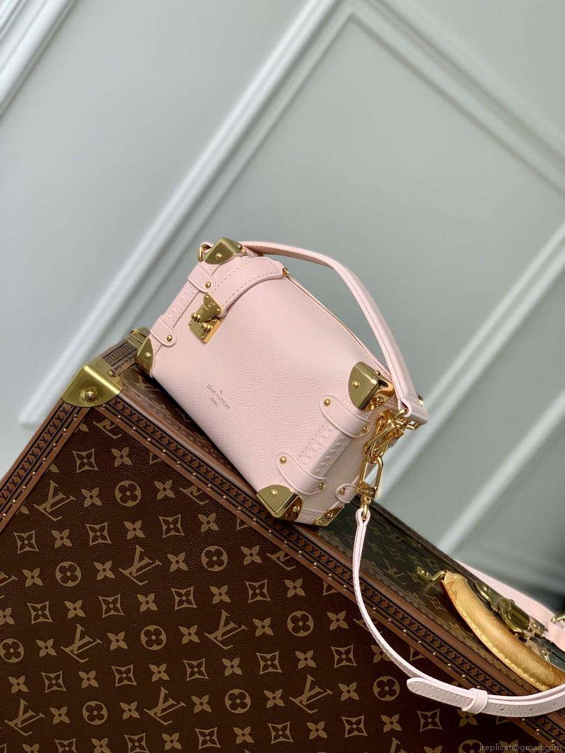 LV M23817 Louis Vuitton Side Trunk PM Handbag Opal Pink