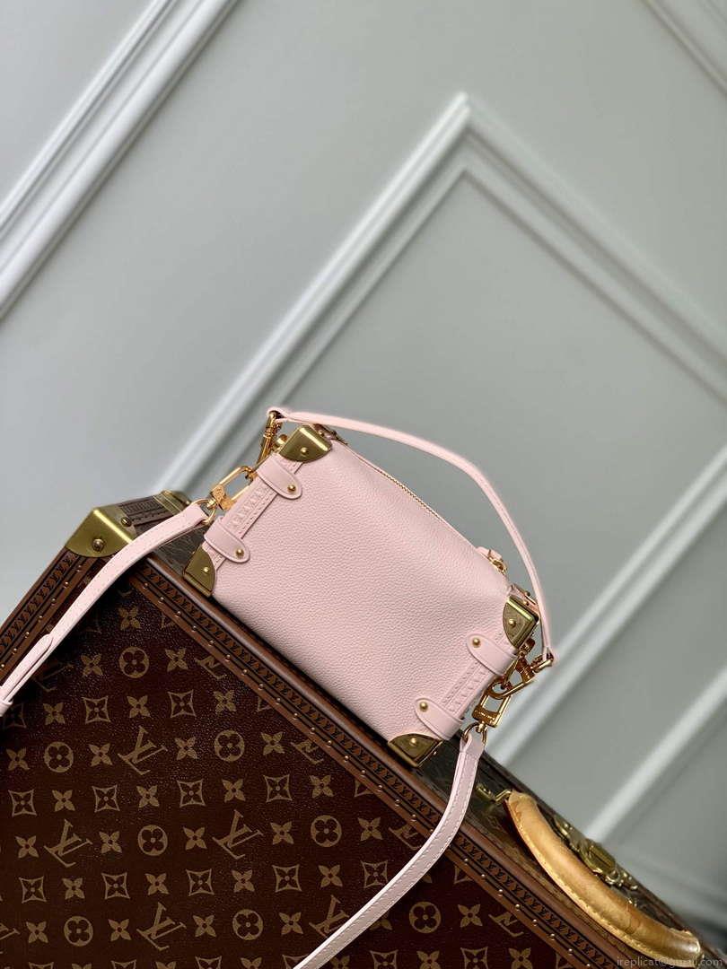 LV M23817 Louis Vuitton Side Trunk PM Handbag Opal Pink