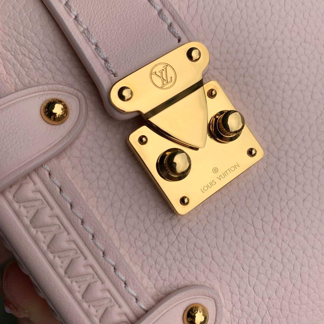 LV M23817 Louis Vuitton Side Trunk PM Handbag Opal Pink