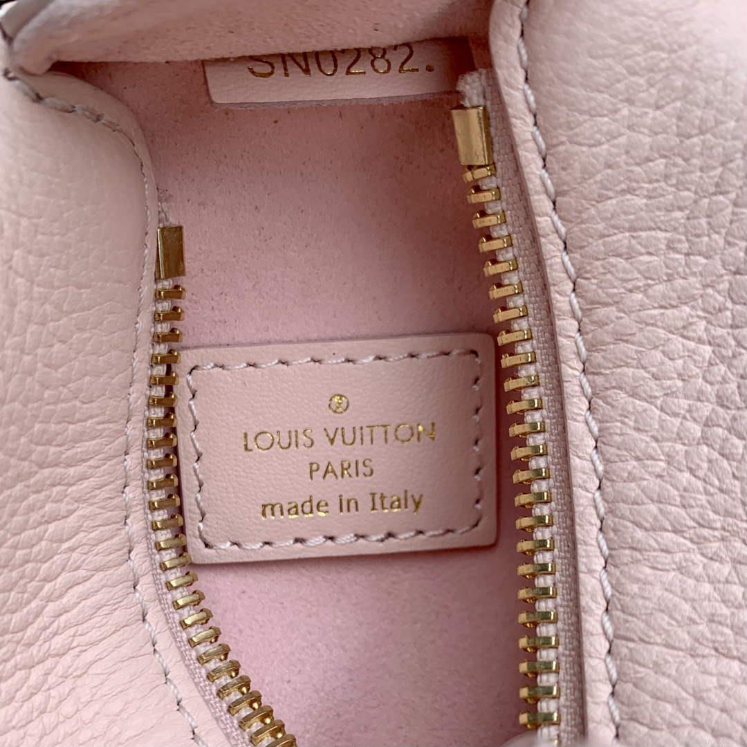LV M23817 Louis Vuitton Side Trunk PM Handbag Opal Pink