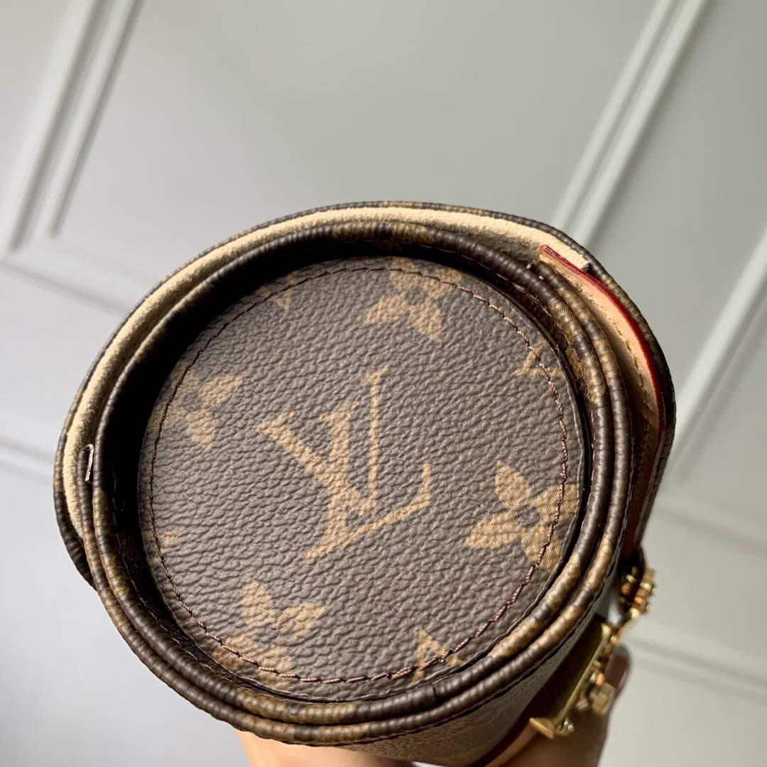 LV M10145 Louis Vuitton Etui Bijoux Jewellery Case Monogram coated canvas