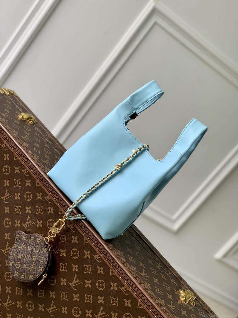 LV M11387 Louis Vuitton Atlantis BB Handbag Baby Blue