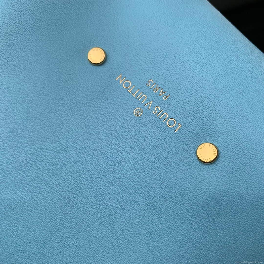 LV M11387 Louis Vuitton Atlantis BB Handbag Baby Blue