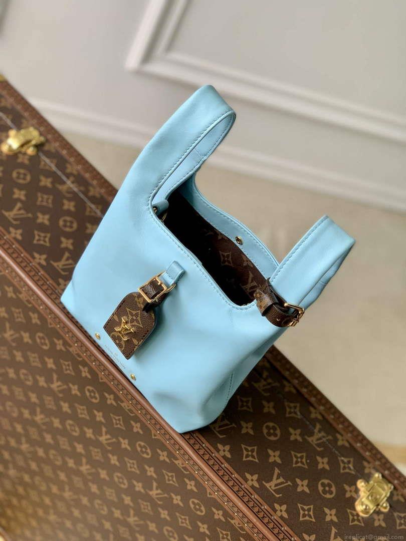 LV M11387 Louis Vuitton Atlantis BB Handbag Baby Blue