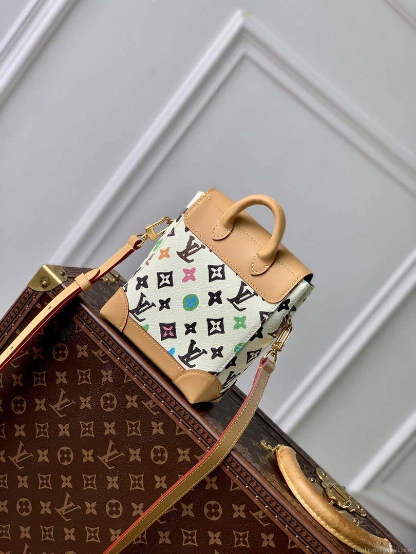 LV M83429 Louis Vuitton Nano Steamer Bag Vanilla