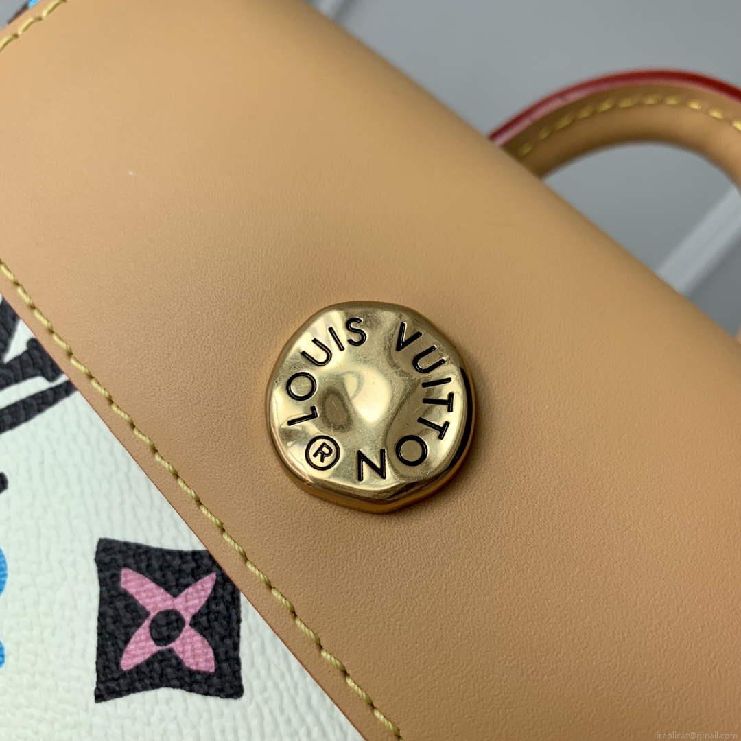 LV M83429 Louis Vuitton Nano Steamer Bag Vanilla